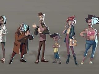 Les personnages de l'exposition