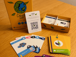 Cartes à jouer du jeu Carbon lean