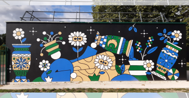fresque murale